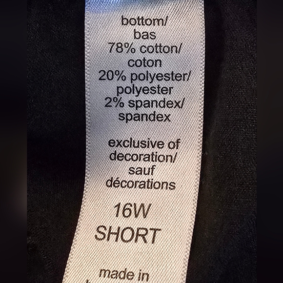 Maurices Black Straight Leg Jeans. 16w - Picture 7 of 7